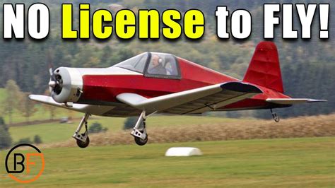 aircraft that don't require pilots licenses